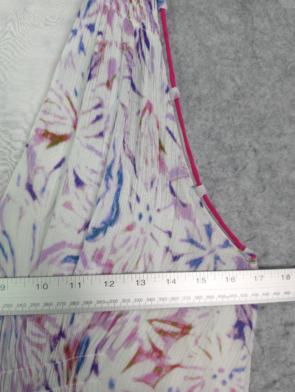 IRO Linen Blend Vneck Watercolor Floral-Print Midi Dress - Picture 10 of 12
